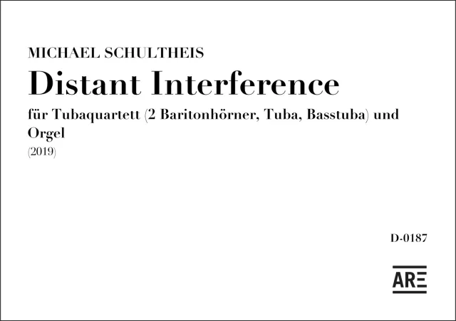 Are Musik Verlag Schultheis Distant Interference Noten Tubaquartett Orgel