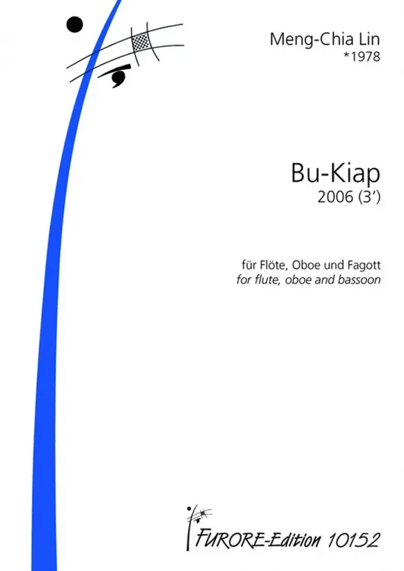 Furore Edition Bu-Kiap Bläsertrio Noten Partitur Stimmen