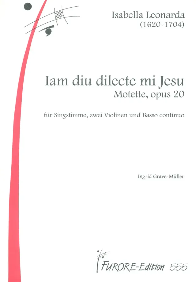 Furore Edition Iam diu dilecte mi Jesu op. 20 Motette Noten