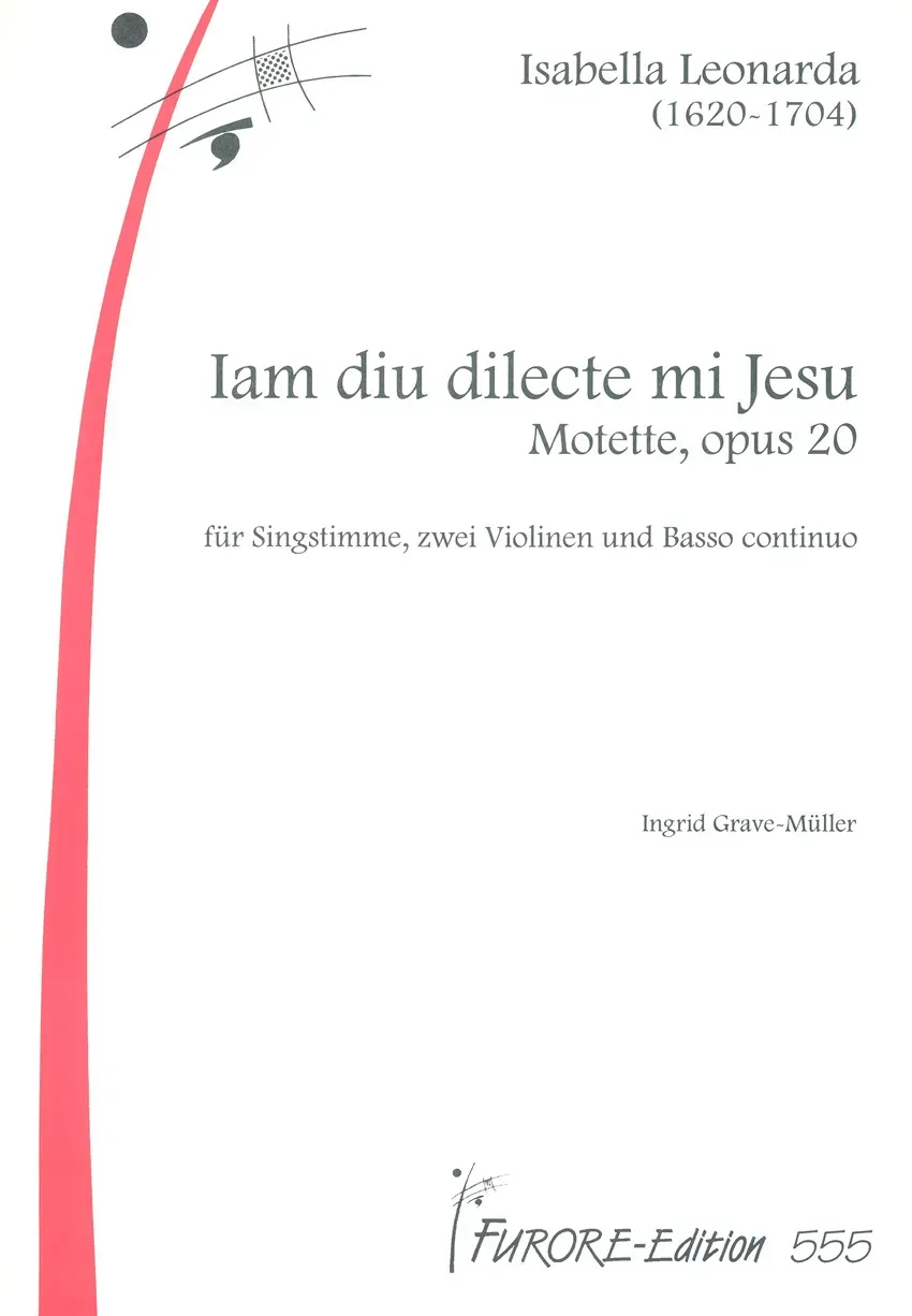 Furore Edition Iam diu dilecte mi Jesu op. 20 Motette Noten