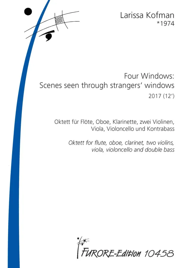 Furore Edition Four Windows Oktett für Flöte, Oboe, Klarinette und Streicher