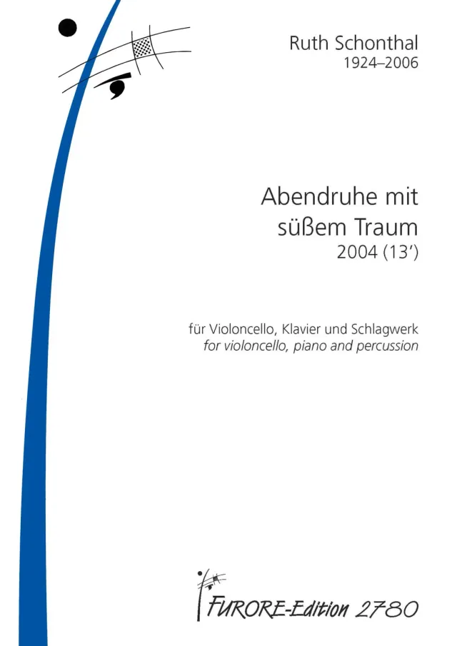 Furore Edition Abendruhe mit süßem Traum Trio Partitur Stimmen