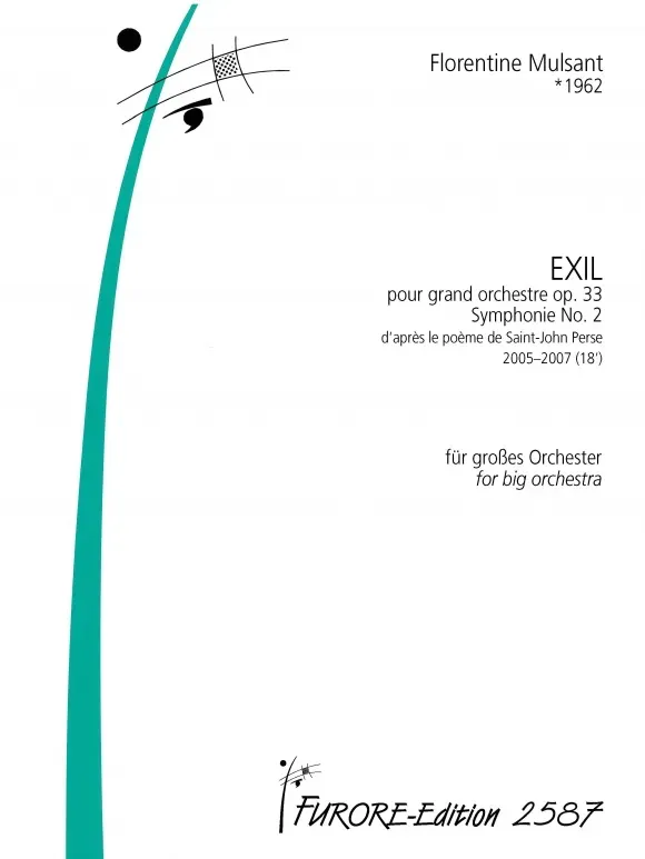 Furore Edition Exil op. 33 Noten großes Orchester Leihmaterial