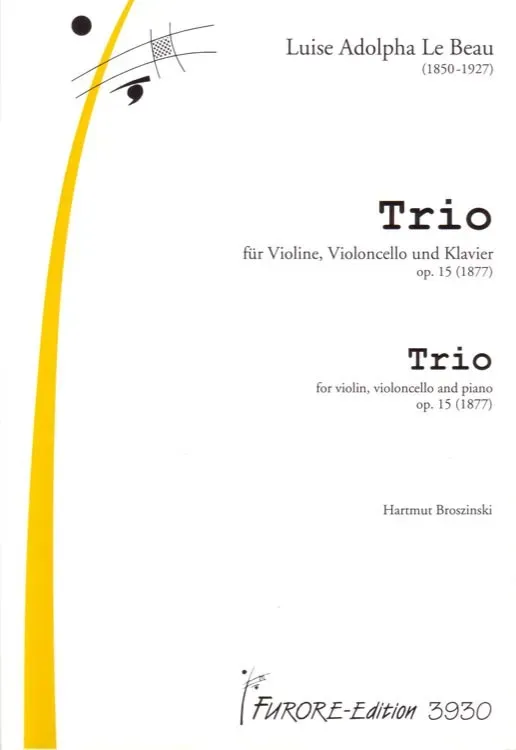 Furore Edition Trio d-Moll op. 15 Klaviertrio Noten Partitur Stimmen