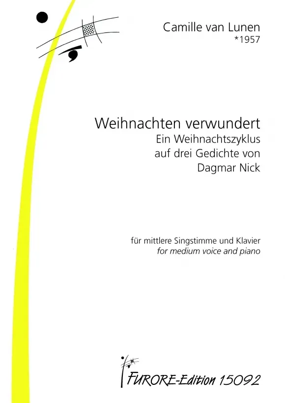 Furore Edition Weihnachten verwundert Noten für mittlere Stimme und Klavier