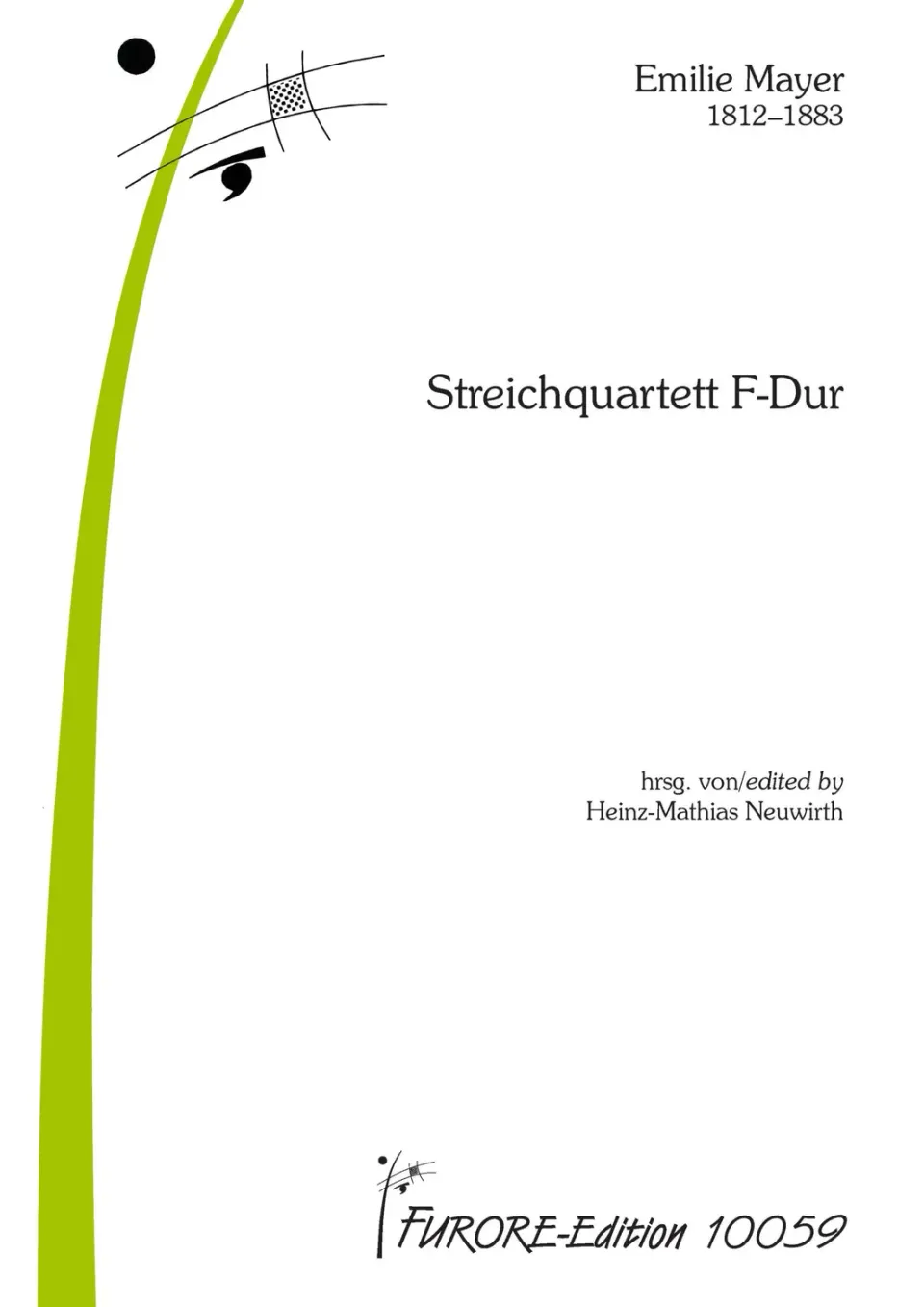 Furore Edition String Quartet F Major Streichquartett