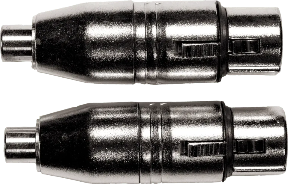 Yellow Cable AD19 Adapter RCA XLR 2 Stück Zubehör