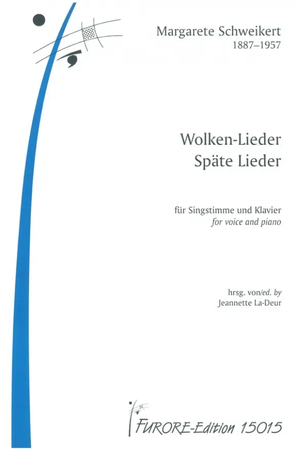 Furore Edition Wolken-Lieder, Späte Lieder für Singstimme und Klavier