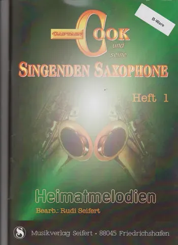 Captain Cook singende Saxophone Heft 1 Noten C-Stimme B-Ware