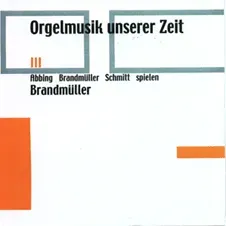 Are Musik Verlag Orgelmusik unserer Zeit III CD Orgelaufnahme