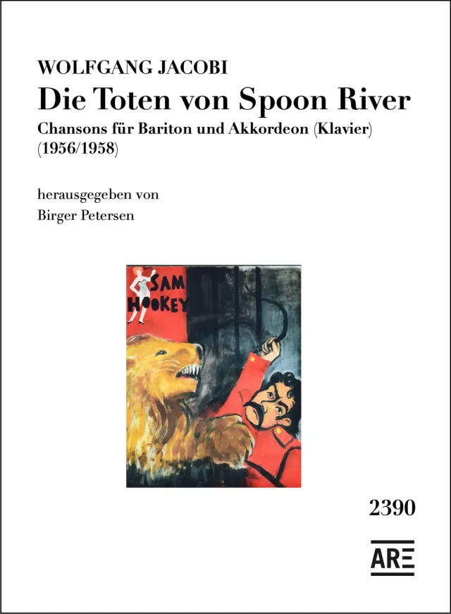 Are Musik Verlag Jacobi Toten von Spoon River Bariton Akkordeon