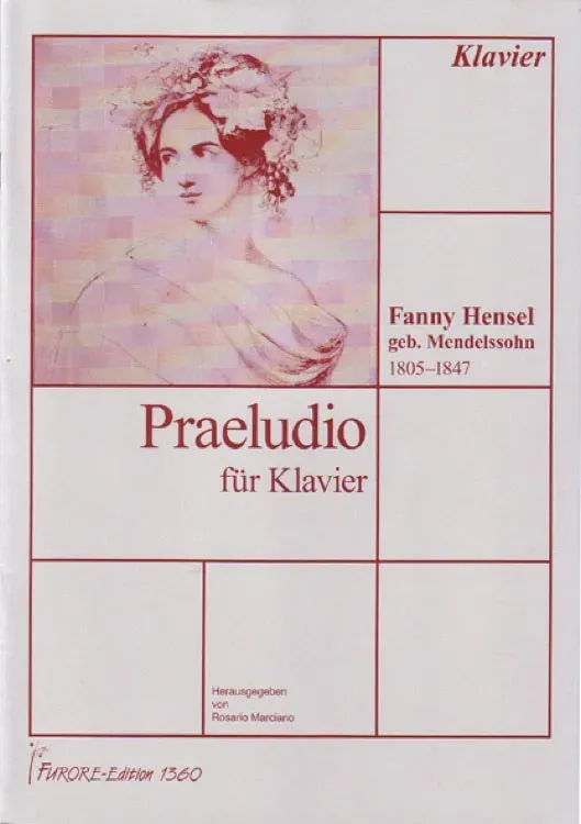 Furore Edition Praeludio Klaviernoten Fanny Hensel leicht