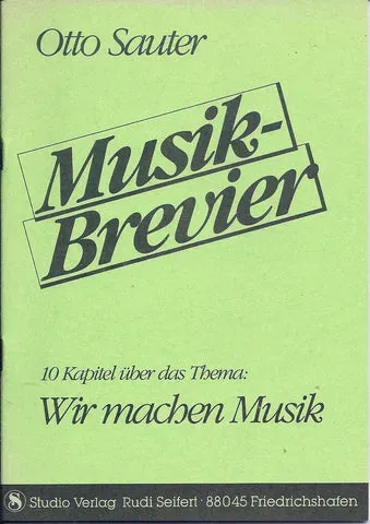 Studio-Verlag Rudi Seifert Musik-Brevier Buch Musikausbildung B-Ware