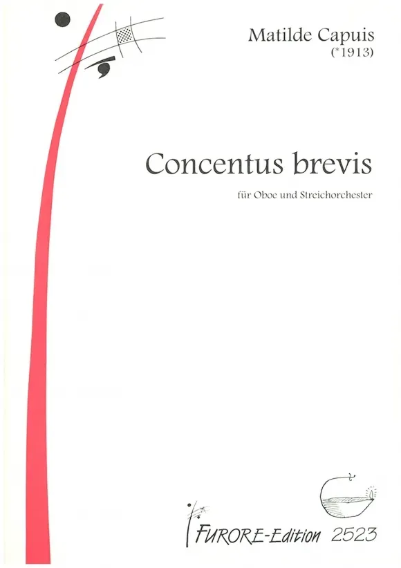 Furore Edition Concentus brevis Oboe Mietmaterial Streichorchester