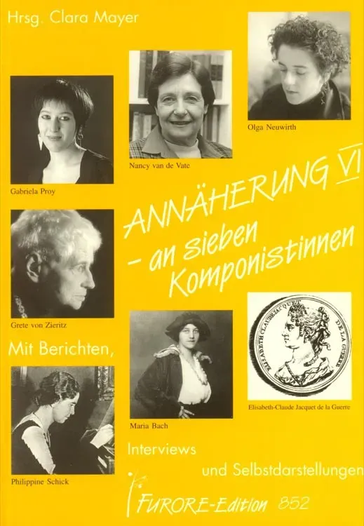 Furore Edition Annäherung VI an sieben Komponistinnen Buch 80 Seiten