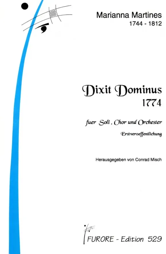 Furore Edition Dixit Dominus Chorpartitur Soli Chor Orchester
