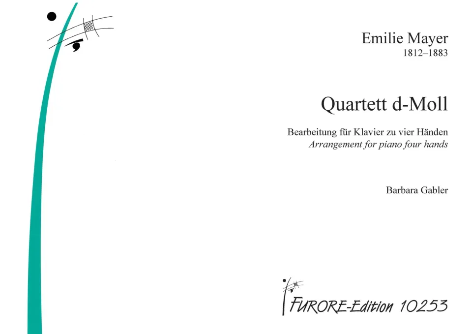 Furore Edition Quartet d-moll Noten Klavier vierhändig