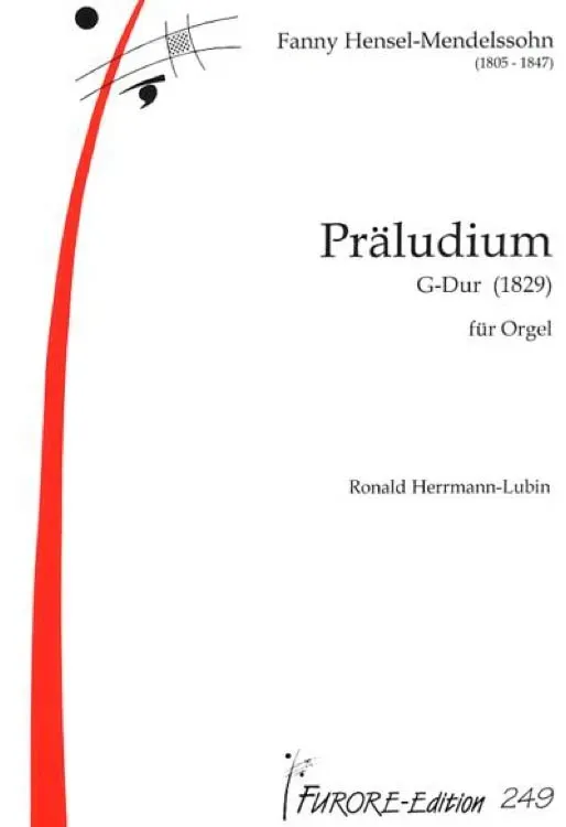 Furore Edition Präludium G-Dur Orgelnoten schwer