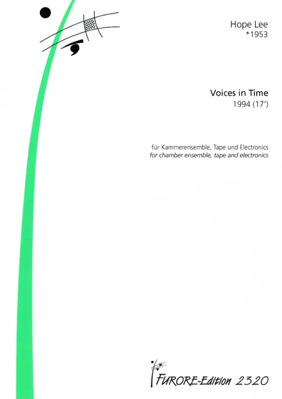 Furore Edition Voices in Time Partitur für Kammerensemble