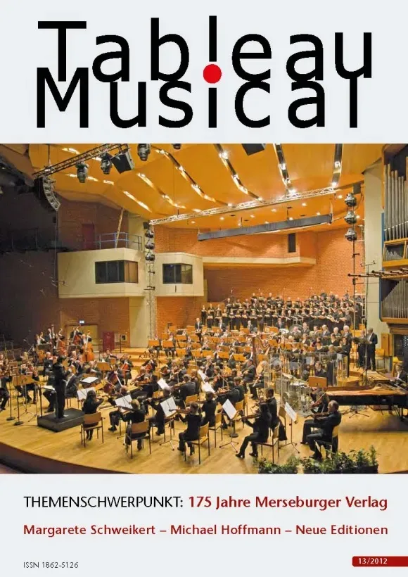Furore Edition Tableau Musical Nr. 13 Heft Einzelheft