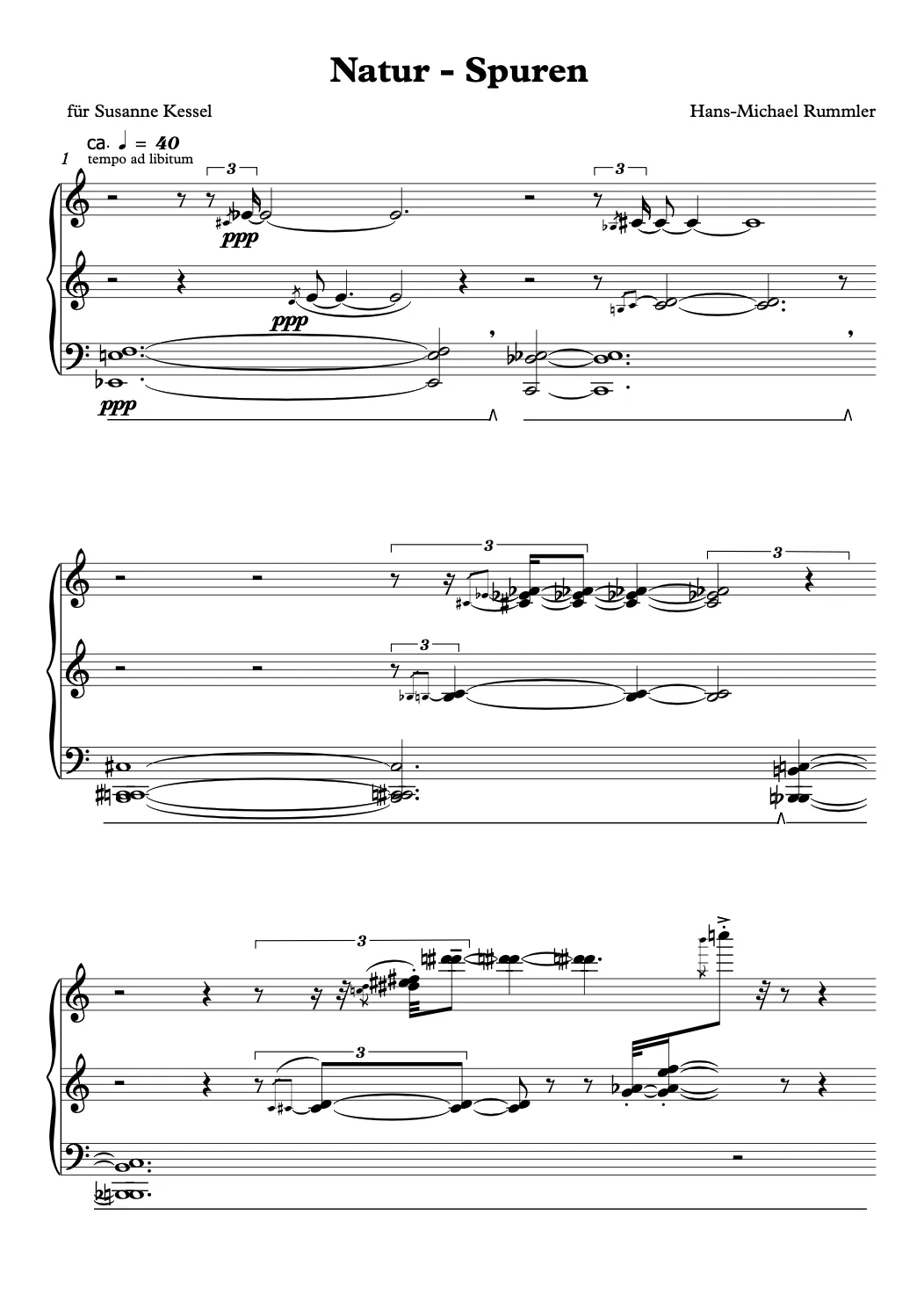 Are Musik Verlag Rummler Natur-Spuren Klaviernoten Klavier