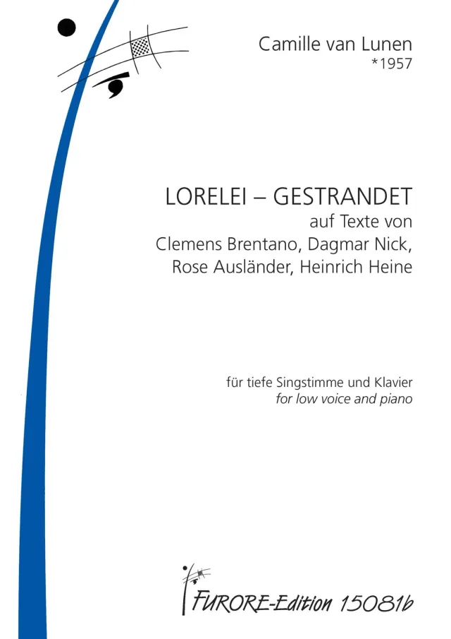 Furore Edition Lorelei Gestrandet Noten tiefe Stimme Klavier