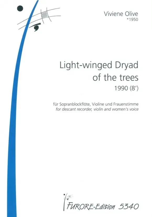 Furore Edition Light-winged Dryad of the Trees Partitur