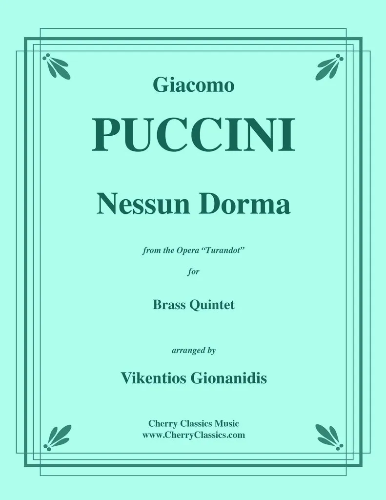 Vikentios Gionanidis Nessun Dorma Puccini Noten