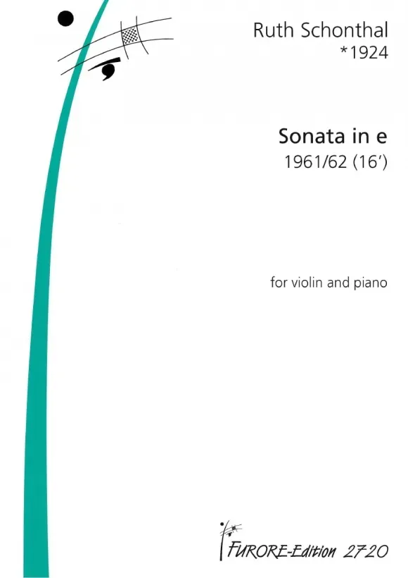 Furore Edition Sonata in e Noten Partitur und Stimme