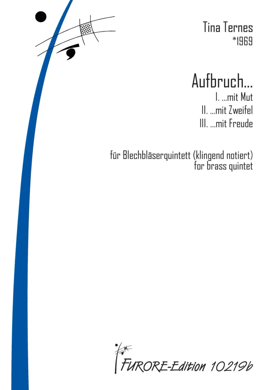 Furore Edition Aufbruch Noten Blechbläserquintett 2 Trompeten