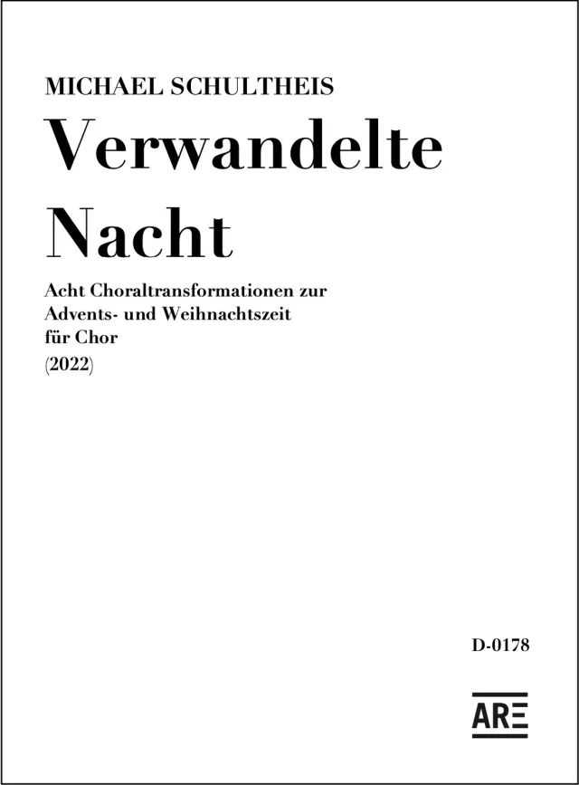 Are Musik Verlag Verwandelte Nacht Chornoten Advent