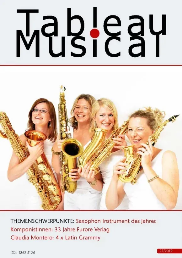 Furore Edition Tableau Musical Nr. 27 Zeitschrift Saxophon
