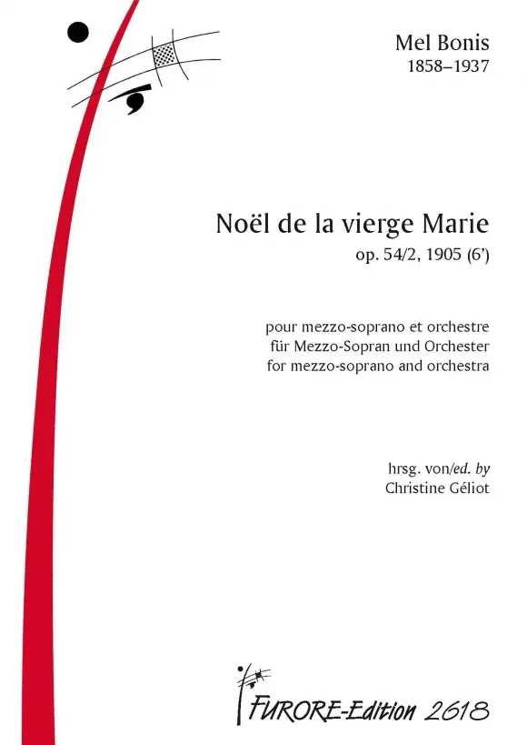 Furore Edition Noel de la Vierge Marie op. 54/2 Mezzo Orchester