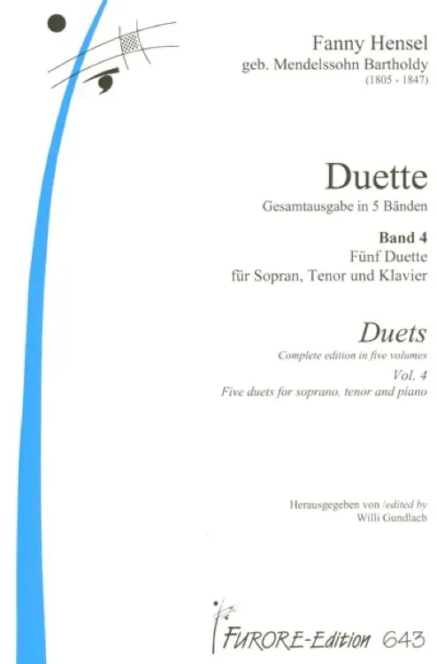 Furore Edition Duets vol. 4: S/T with piano Gesangsduette