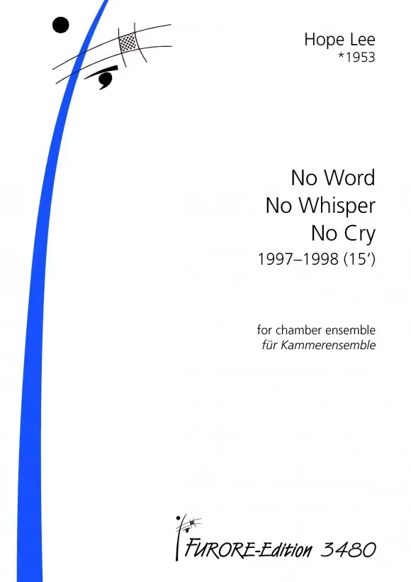 Furore Edition No word no whisper Partitur Ensemble