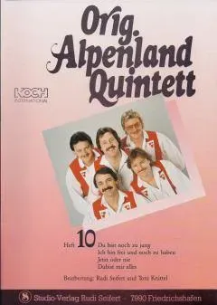 Studio-Verlag Rudi Seifert Alpenland Quintett Heft 10 Noten B-Ware