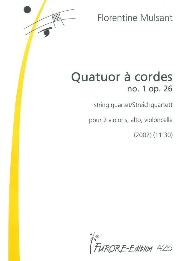 Furore Edition String quartet op. 26 Noten Streichquartett