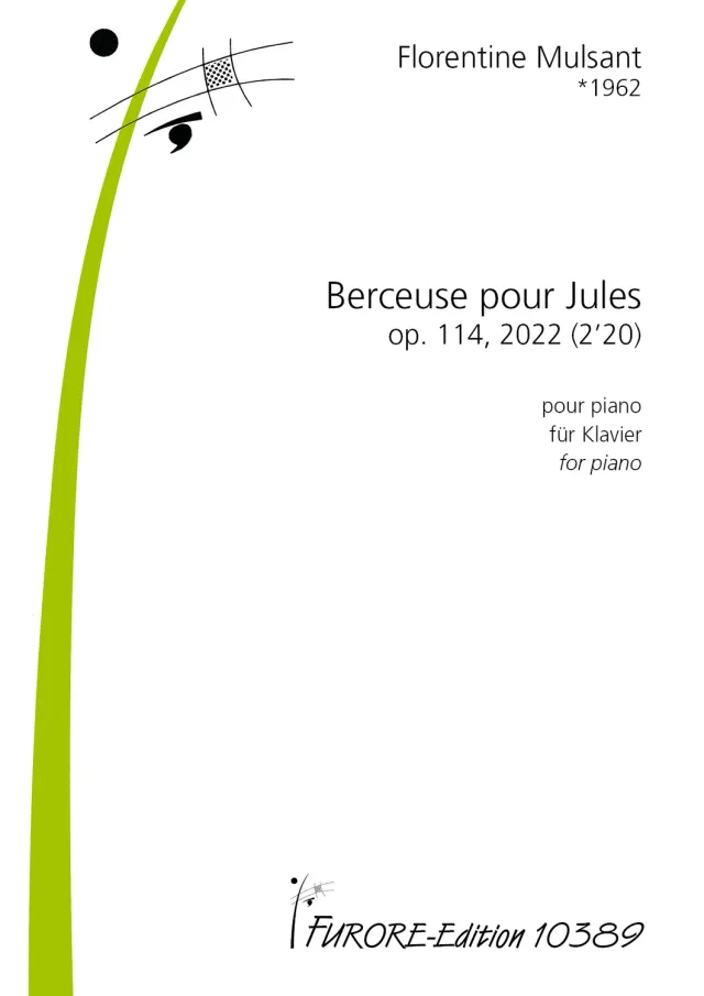 Furore Edition Berceuse pour Jules op. 114 Wiegenlied für Klavier