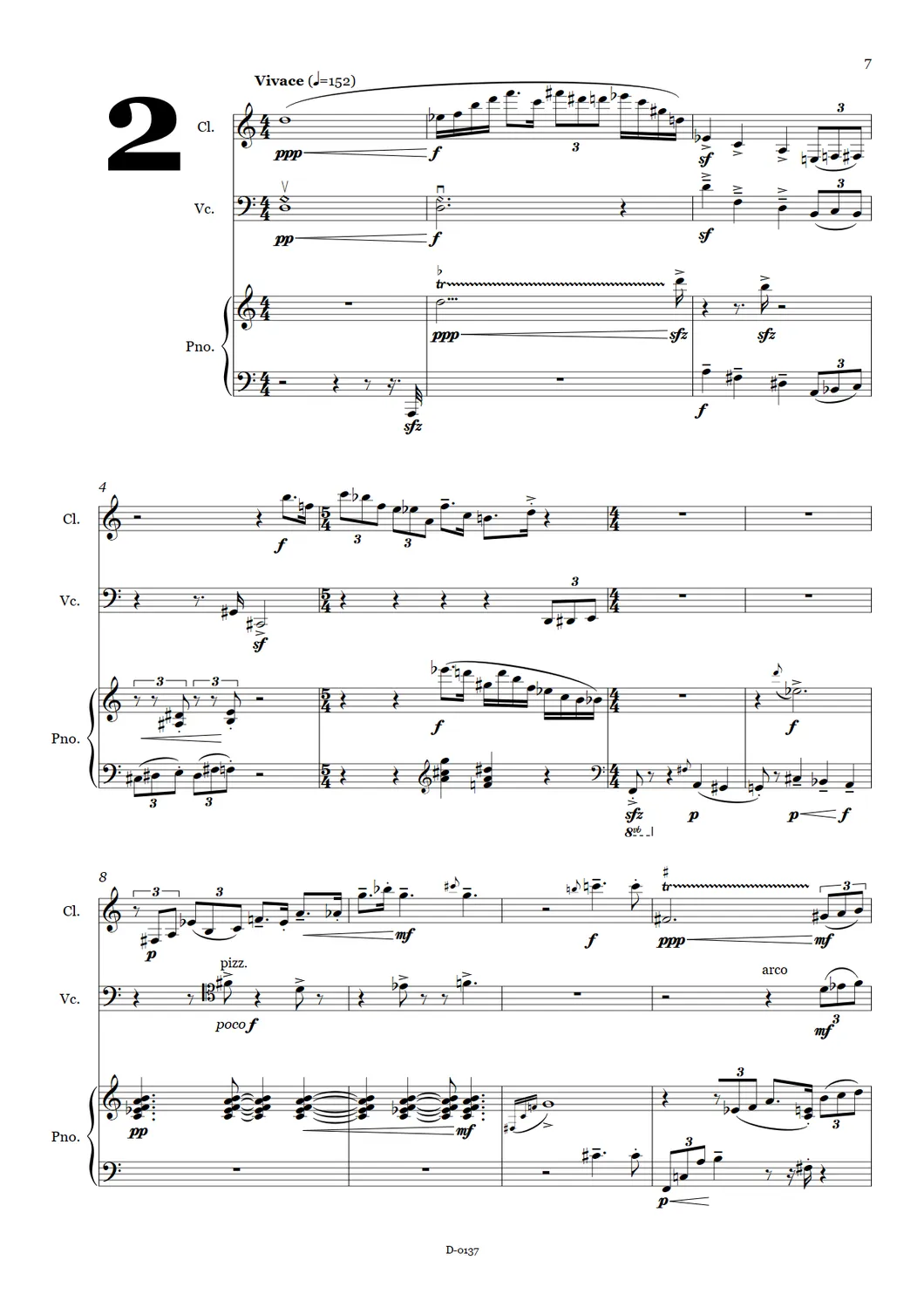 Are Musik Verlag Schultheiss Emphasen Trio Noten Klarinette Cello