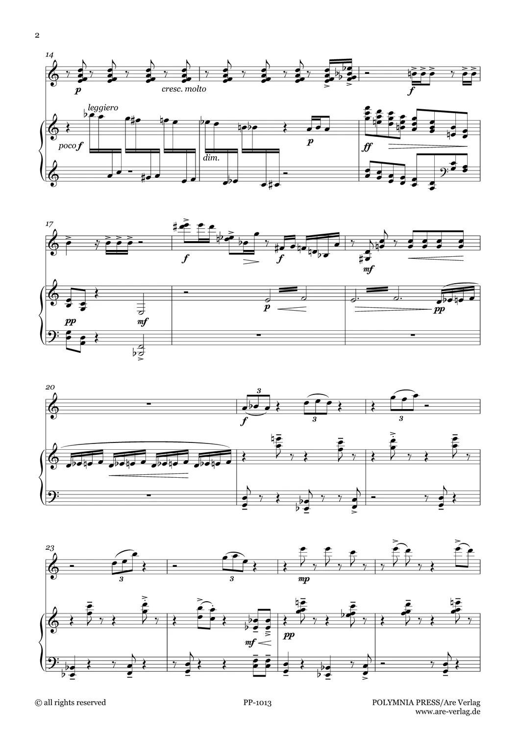 Are Musik Verlag Ulrich Schultheiss „Duell(tt)“ Noten