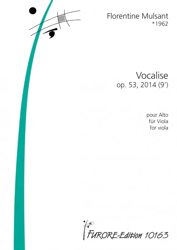 Furore Edition Vocalise op. 53 für Viola
