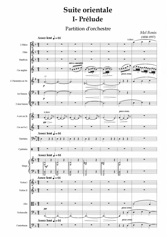 Furore Edition Suite orientale op. 48/2 Mietmaterial Orchester