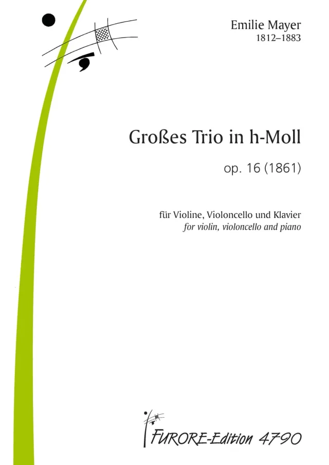 Furore Edition Großes Trio in h-Moll op. 16 Klaviertrio