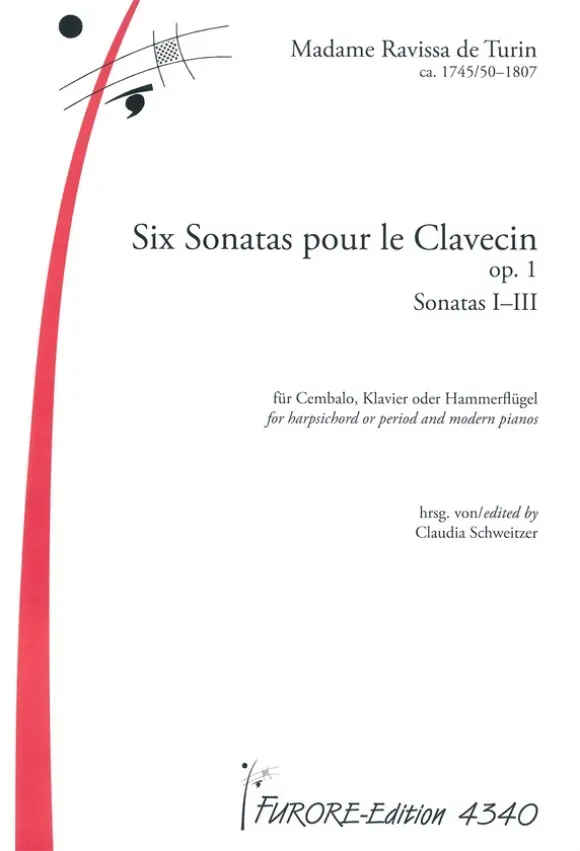 Furore Edition Six Sonatas op. 1 Cembalonoten I-III