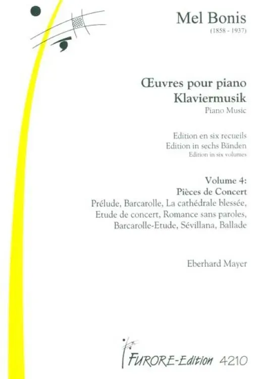 Furore Edition Vol. 04: Pieces de Concert Klaviernoten