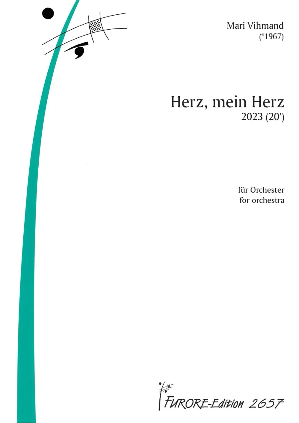 Furore Edition Herz, mein Herz Partitur Mietmaterial
