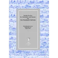 Are Musik Verlag Klaviersonate Es-Dur Noten Klarinette Klavier