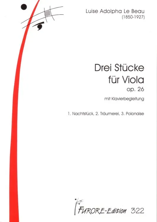 Furore Edition Drei Stücke für Viola mit Klavierbegleitung Noten