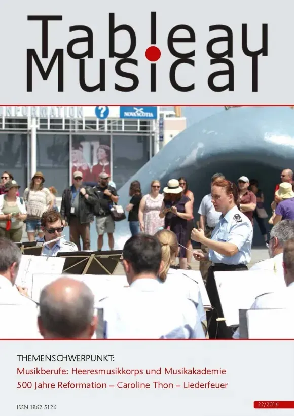 Furore Edition Tableau Musical Nr. 22 Musikzeitschrift