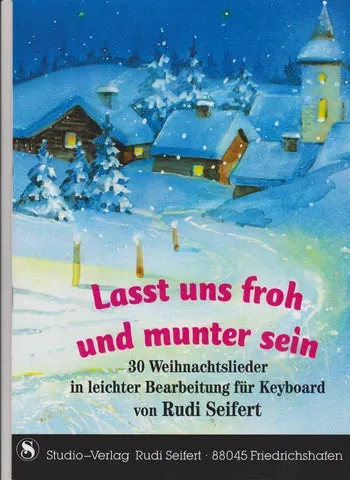 Studio-Verlag Rudi Seifert Weihnachtsheft für Keyboard/C-Stimme Noten B-Ware